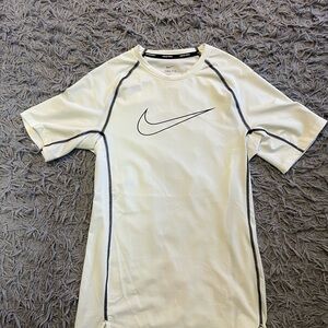 Nike Pro Men's Dri - FIT Slim - Fit size S White with black stitching nike logo